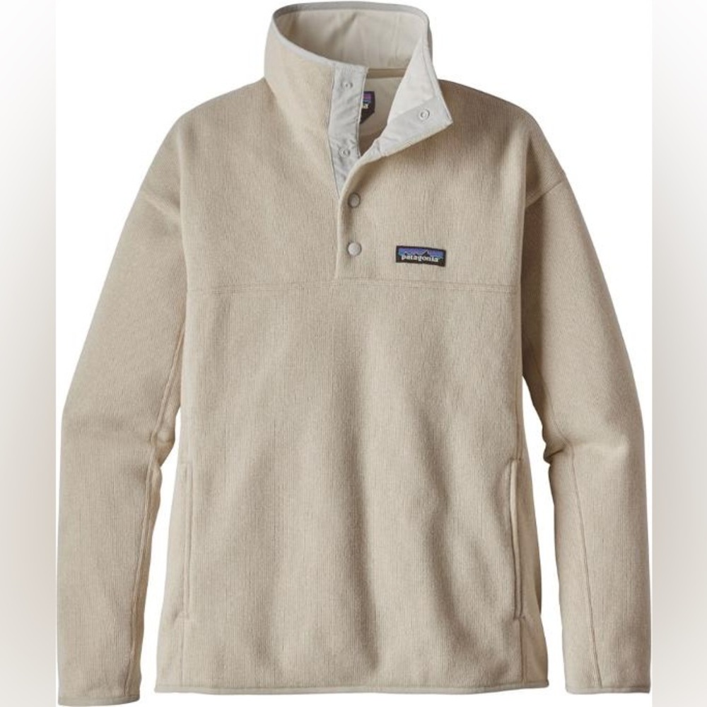 Patagonia Lightweight Better Sweater Marsupial Pullover - Women's Bleached Stone
